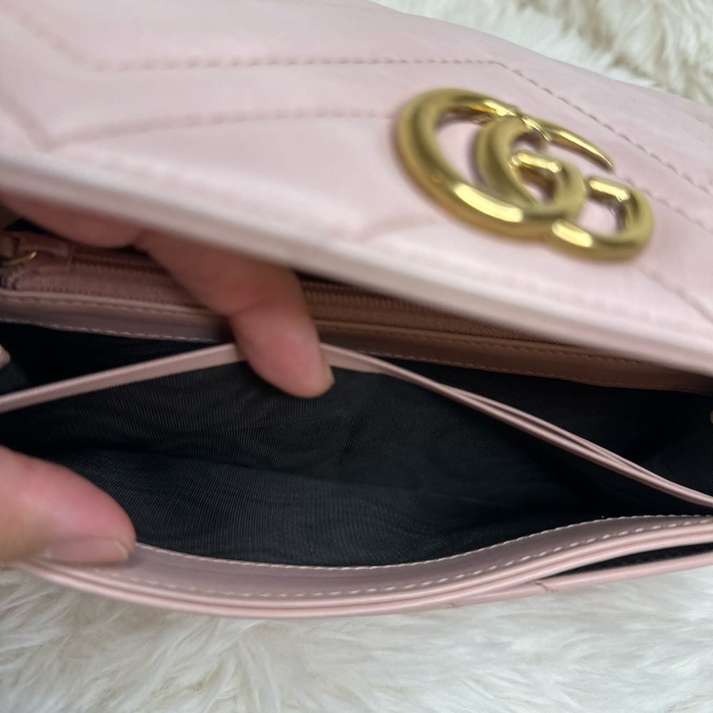 Gucci Pink Marmont Long Wallet - Picture 5 of 13